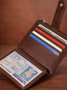 Genuine Leather Credit Card Holder For Women